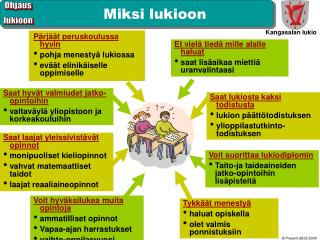 Miksi lukioon