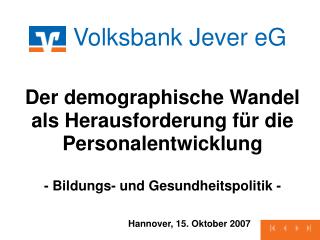 Hannover, 15. Oktober 2007
