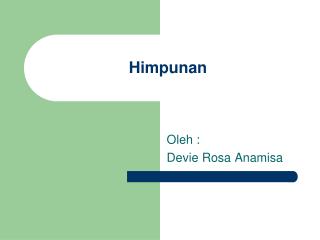 Himpunan