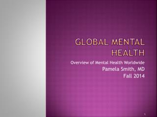 Global Mental Health