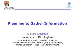 Planning to Gather Information