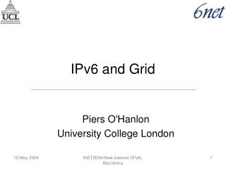 IPv6 and Grid