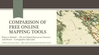 Comparison of Free Online Mapping Tools