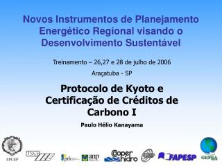 Novos Instrumentos de Planejamento Energético Regional visando o Desenvolvimento Sustentável