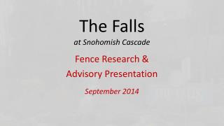 The Falls at Snohomish Cascade