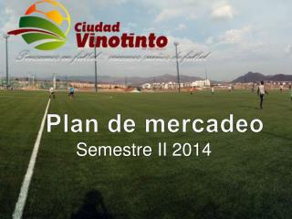 Plan de mercadeo