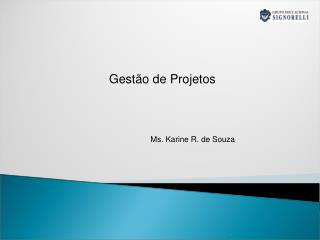Gestão de Projetos