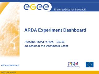 ARDA Experiment Dashboard