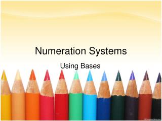 Numeration Systems