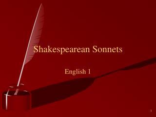 Shakespearean Sonnets