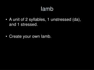 Iamb