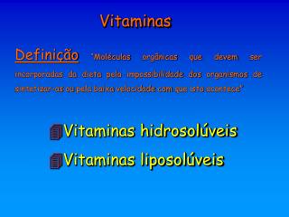 Vitaminas