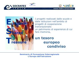 Seminario di Formazione Interregionale L’Europa dell’istruzione