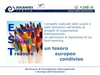 Seminario di Formazione Interregionale L’Europa dell’istruzione