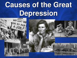 Causes of the Great Depression