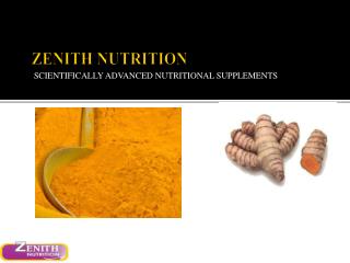 Zenith Nutrition Turmeric and Curcumin
