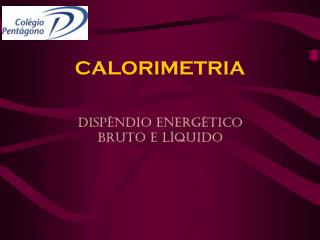 CALORIMETRIA
