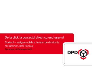 De la click la contactul direct cu end user-ul