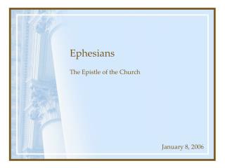 Ephesians