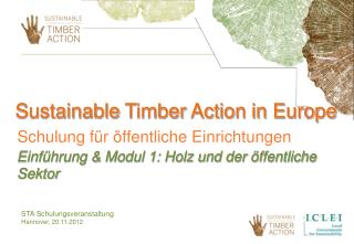 STA Schulungsveranstaltung Hannover, 20.11.2012