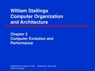 William Stallings Computer Organization and Architecture