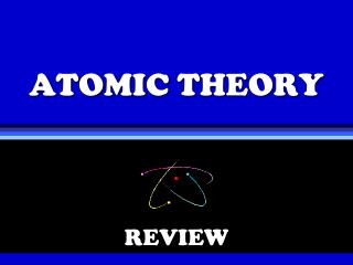 ATOMIC THEORY