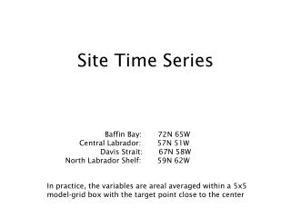 Site Time Series