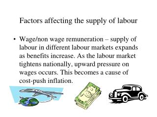 Factors affecting the supply of labour