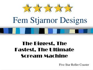 Fem Stjarnor Designs