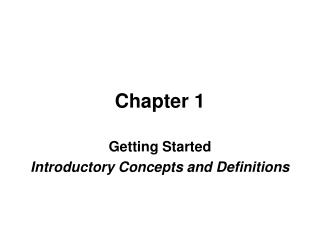 Chapter 1