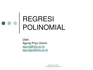REGRESI POLINOMIAL