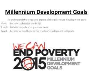 Millennium Development Goals