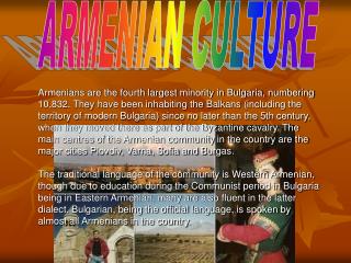 ARMENIAN CULTURE