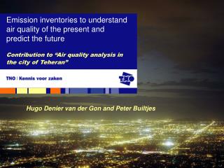 Contribution to “Air quality analysis in the city of Teheran”