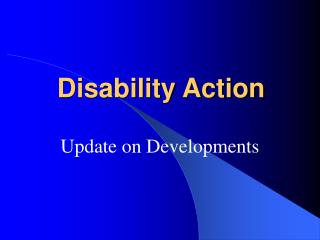 Disability Action