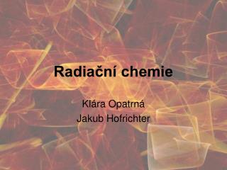 Radiační chemie