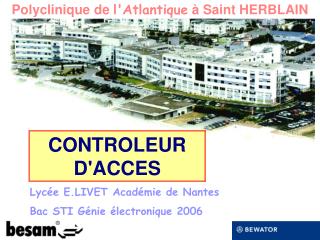 CONTROLEUR D'ACCES