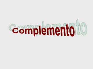 Complemento
