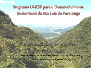 Programa UNESP para o Desenvolvimento Sustentável de São Luiz do Paraitinga