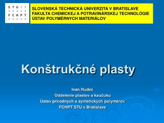 Konštrukčné plasty