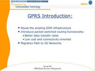 GPRS Introduction: