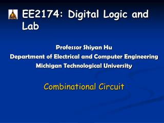 EE2174: Digital Logic and Lab