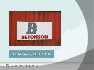 Op bezoek bij BETONSON