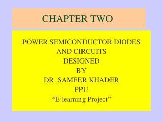 CHAPTER TWO