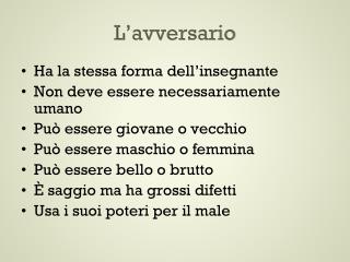 L’avversario