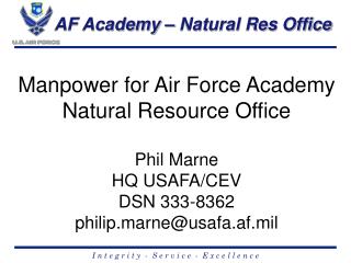 AF Academy – Natural Res Office