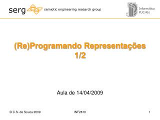 (Re)Programando Representações 1/2