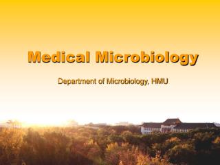 Medical Microbiology