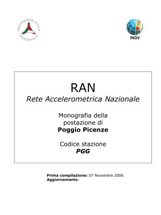 Prima compilazione: 07 Novembre 2006 Aggiornamento :