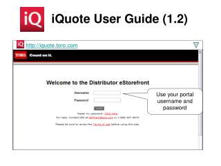 iQuote User Guide (1.2)